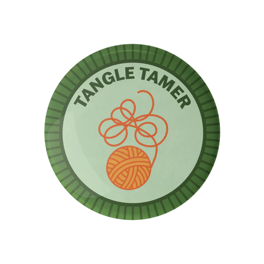 Camp Stitchwood Purl Scout Merit Badge Pin