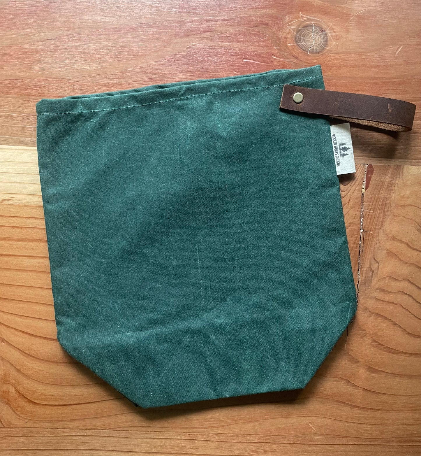 Waxed Canvas Drop Bag