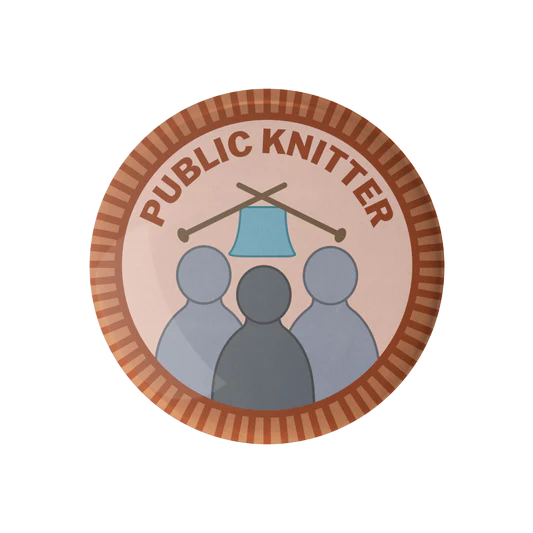 Camp Stitchwood Purl Scout Merit Badge Pin