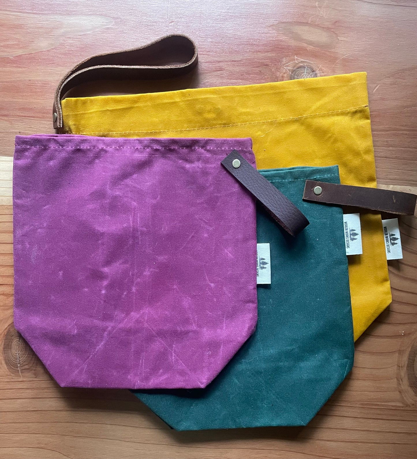 Waxed Canvas Drop Bag