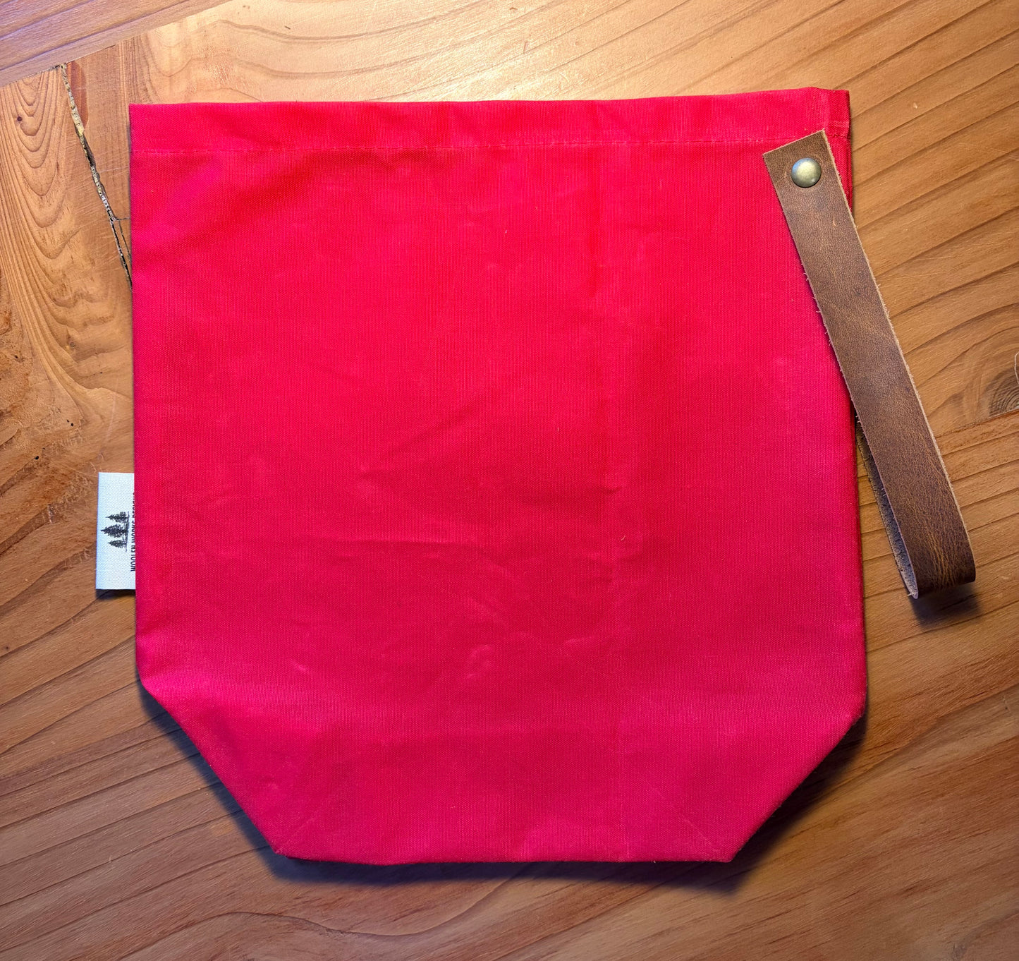Waxed Canvas Drop Bag