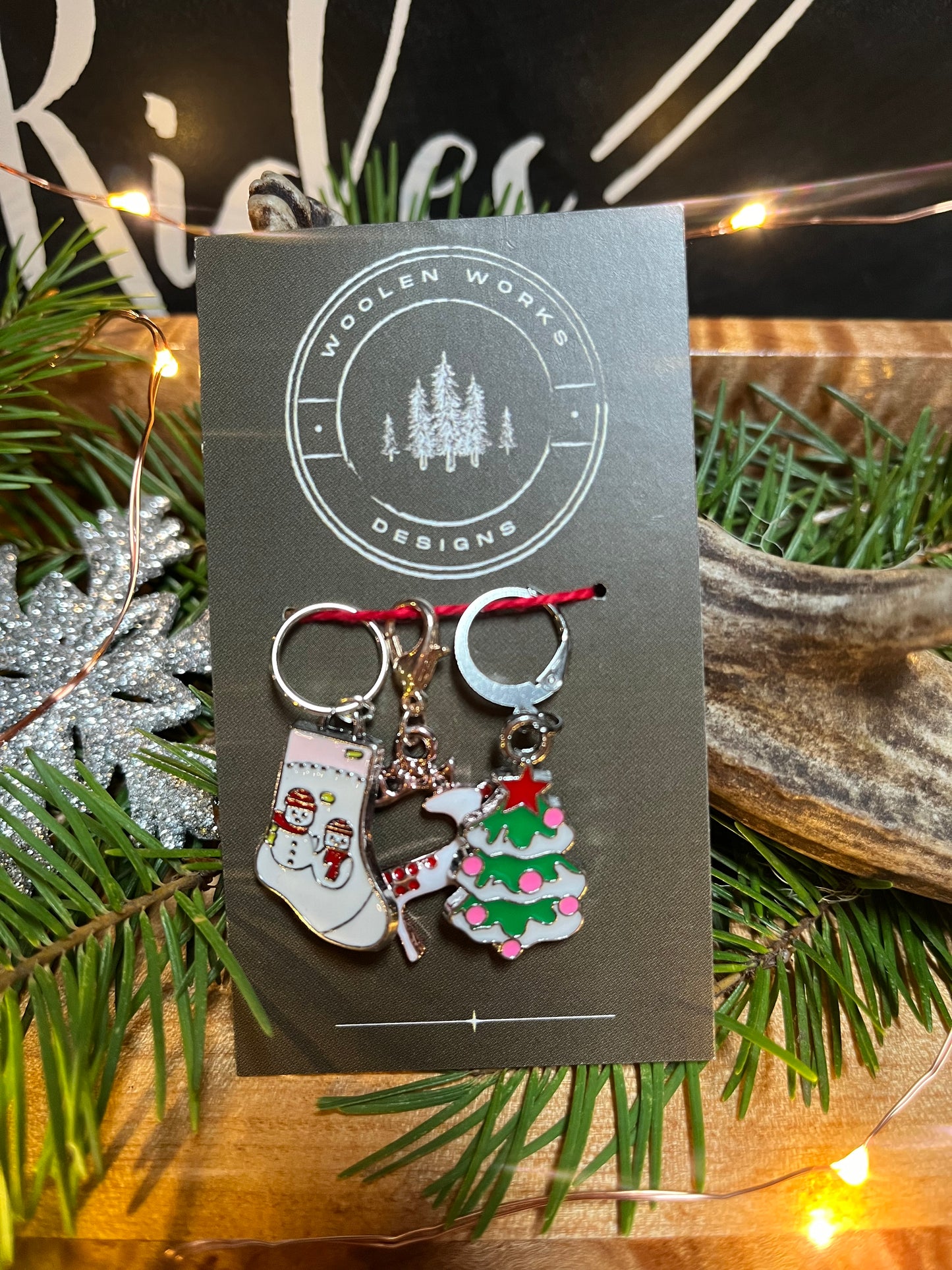 Christmas Stitch Marker Set