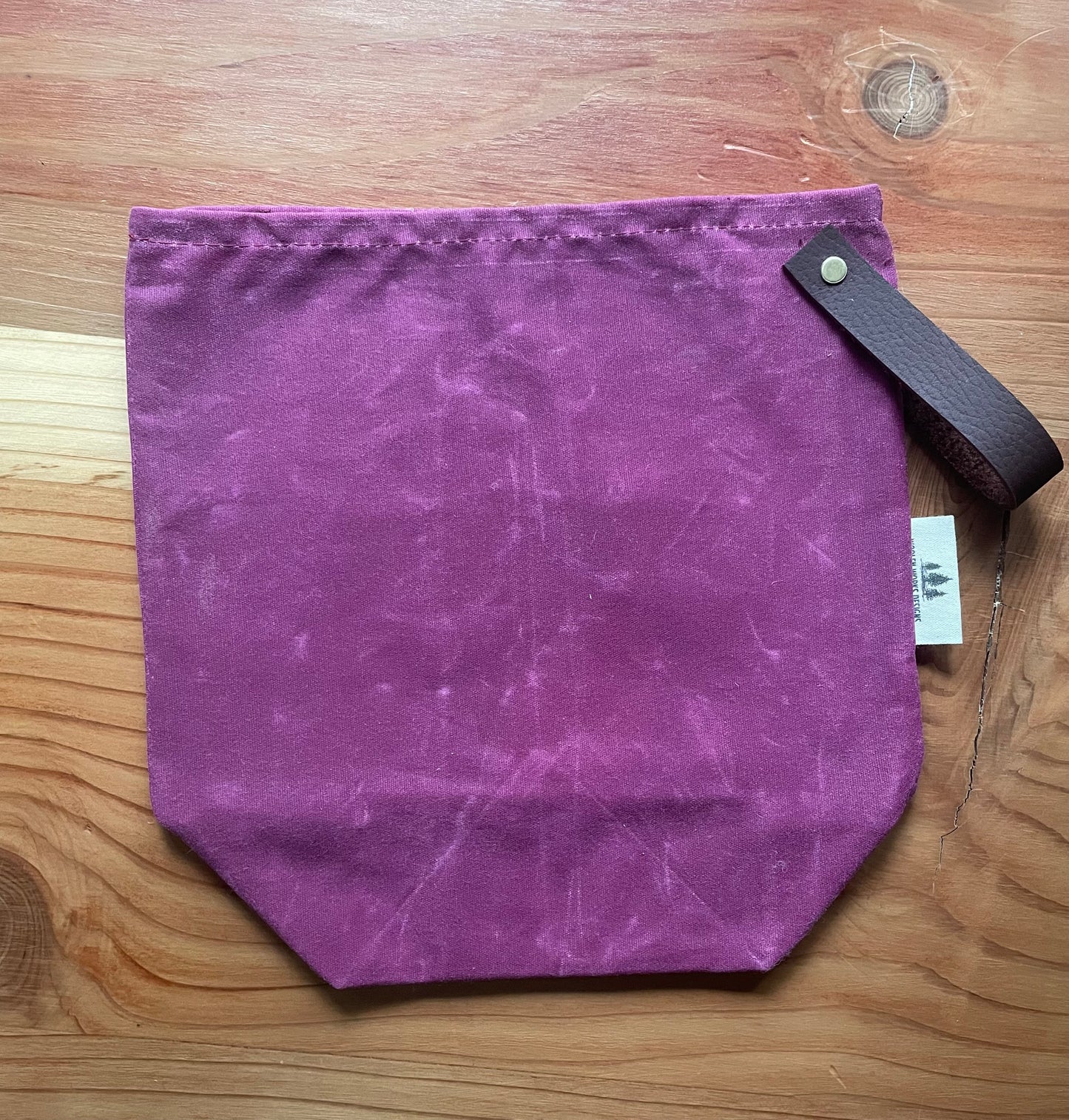 Waxed Canvas Drop Bag