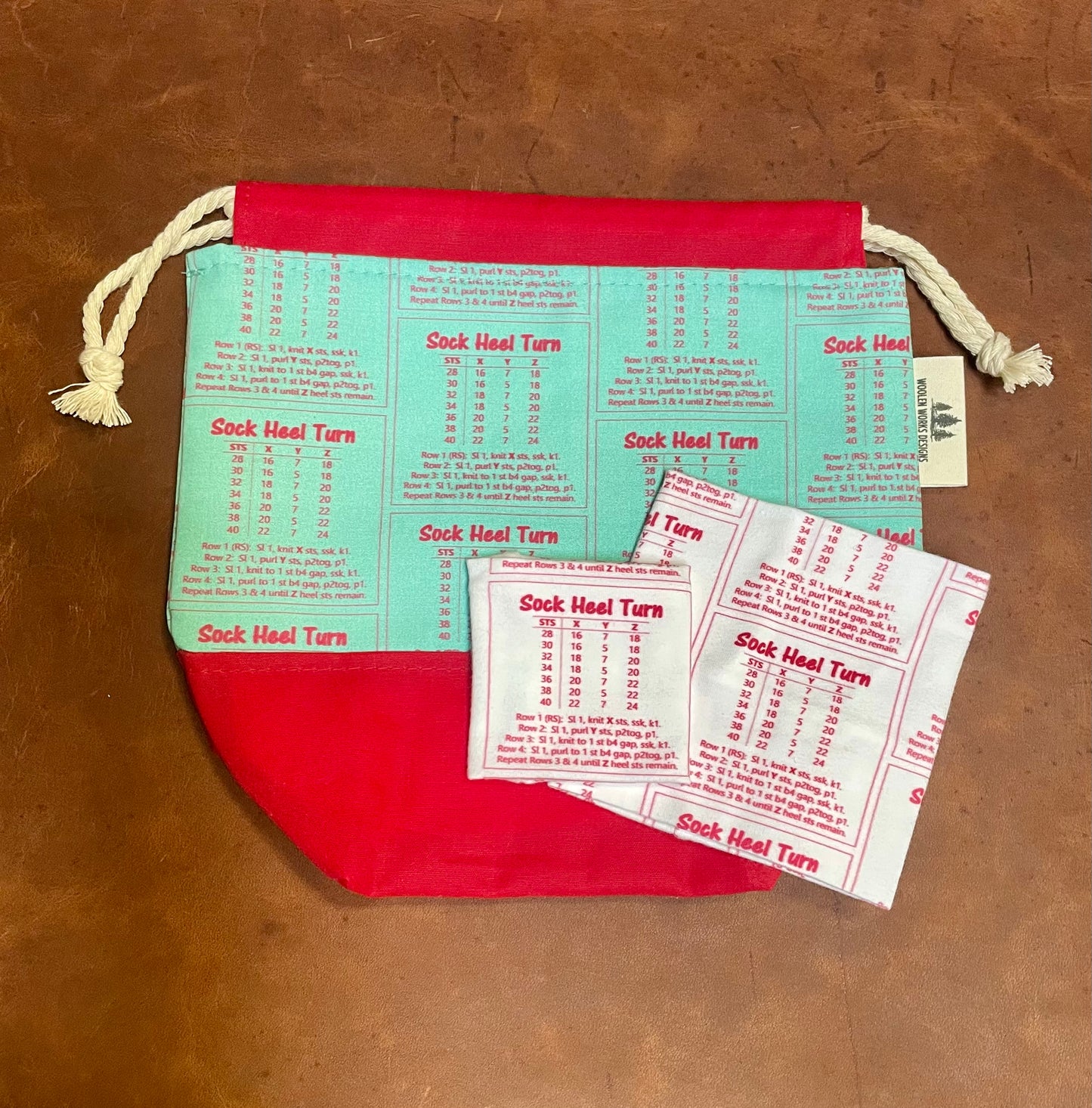 Waxed Canvas Base Sock Bag