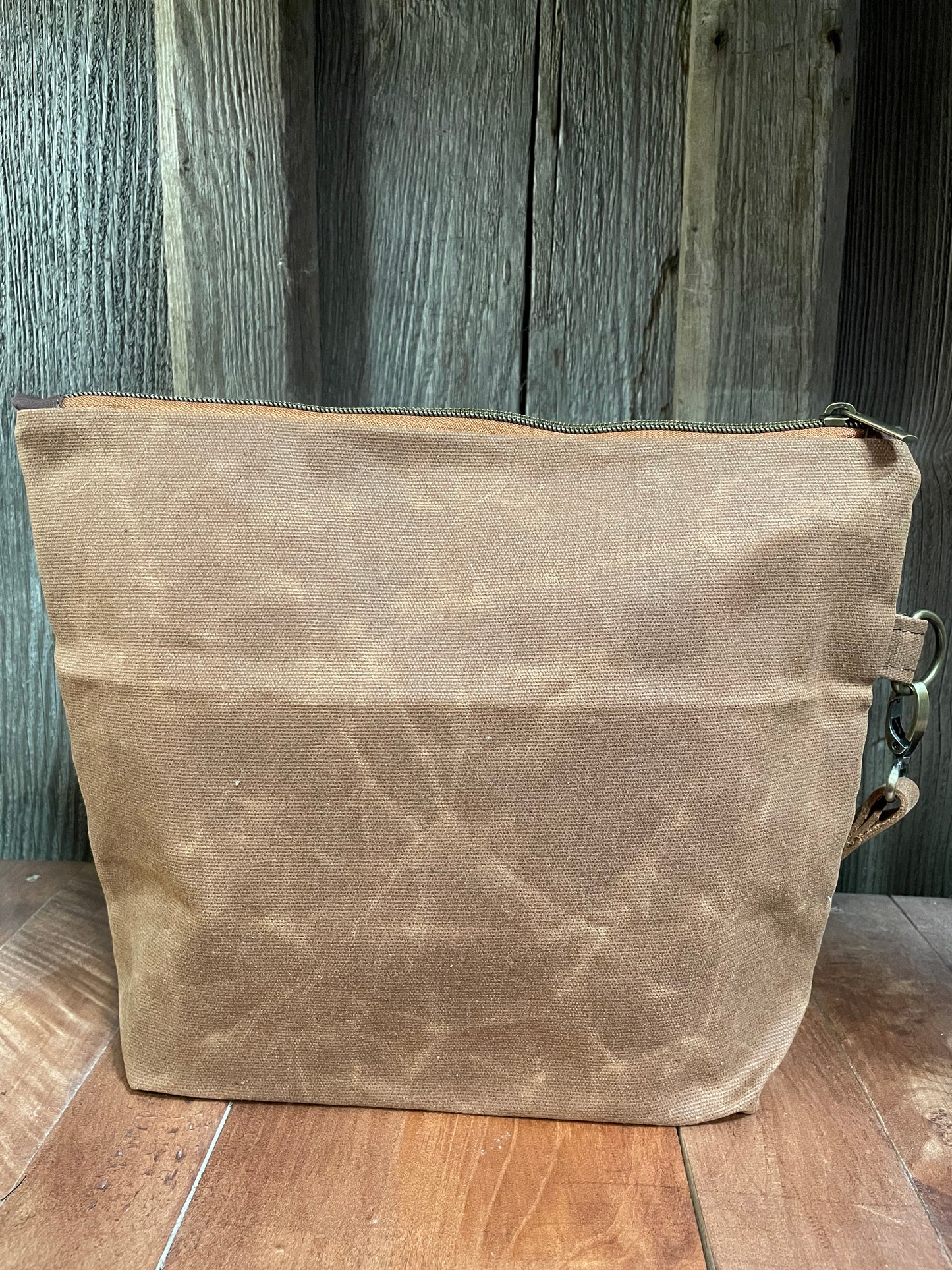 Wool and Waxed Canvas Explorer Pouch