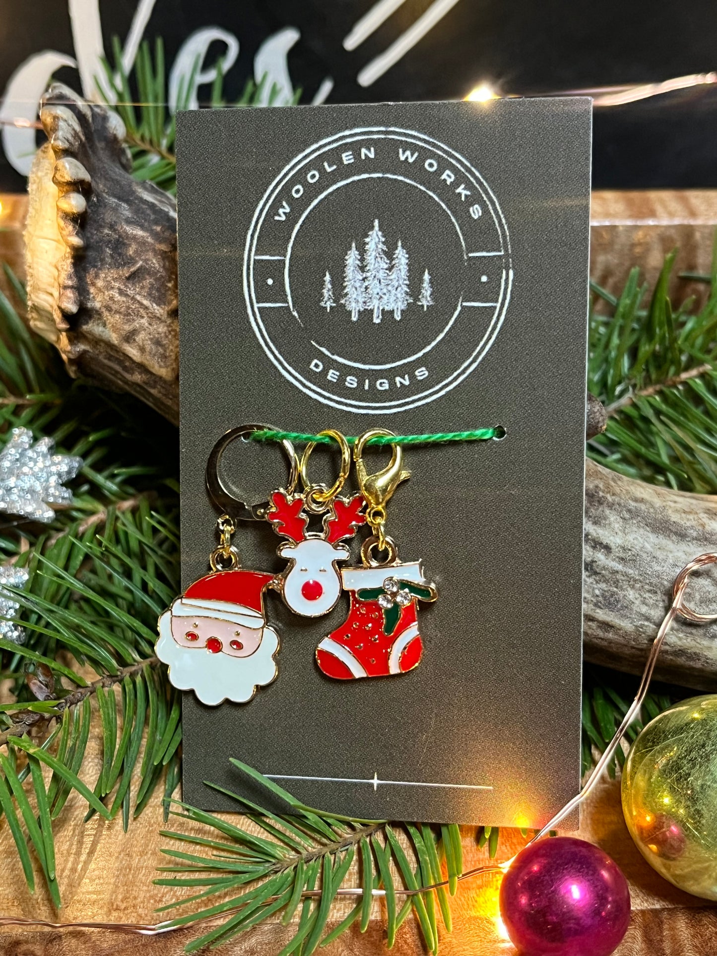 Christmas Stitch Marker Set