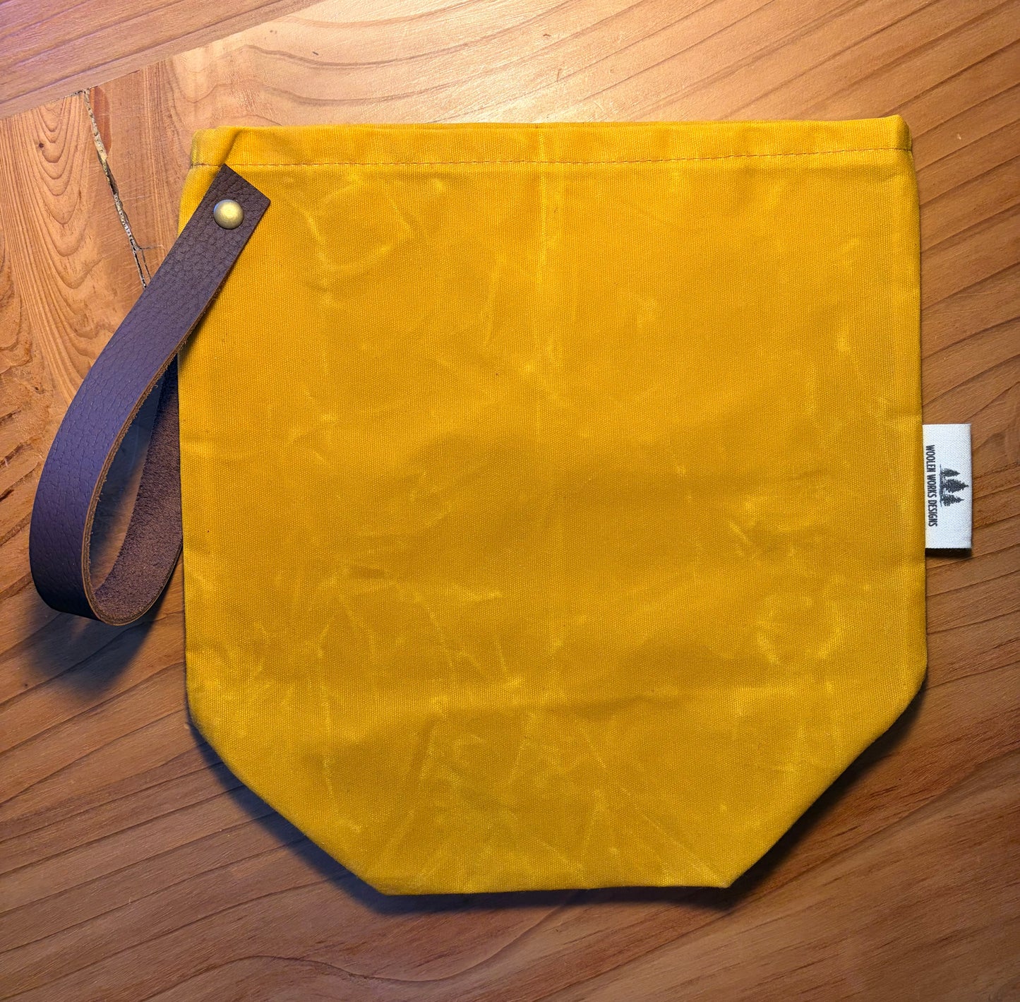 Waxed Canvas Drop Bag