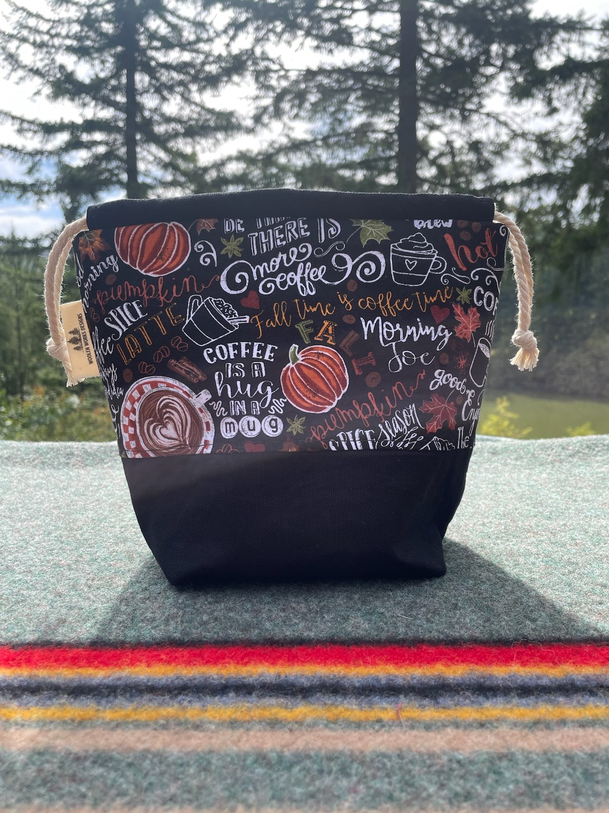 Coffee and Pumpkins Project Bags